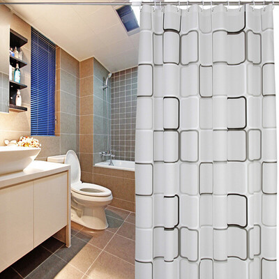 

Mercure guest square flower thickening shower curtain 180200CM PEVA waterproof mildew impervious shower curtain hotel bathroom curtain waterproof partition curtain