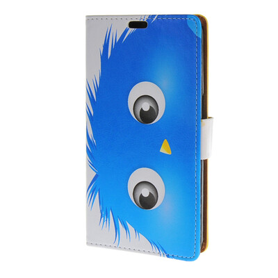 

MOONCASE Case for Alcatel One Touch Flash OT-6042D Leather Flip Wallet Style and Kickstand Case Cover [Cute Pattern] a14