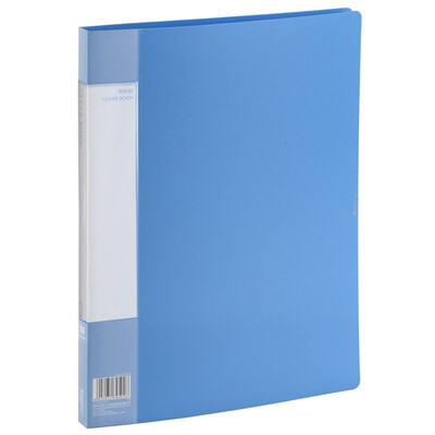 

Comix PF30AK 30 pages A4 brochure document page folder blue office stationery