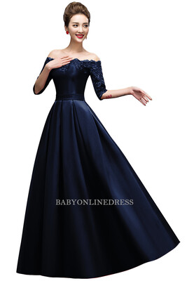 

Elegant party evening dresses Long Vestido de Festa A-line Off the Shoulder Formal Gown Special Occasion Dresses