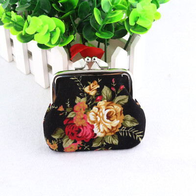

Women Lady Retro Vintage Flower Small Wallet Hasp Purse Clutch Bag Brand New