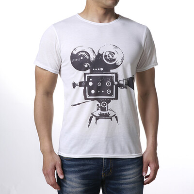 

Mens Printed O-Neck Pullover Short Sleeve T-Shirts