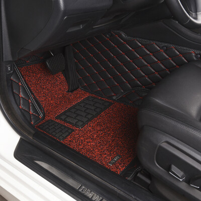 

O beautiful AYM full surrounded by silk car mats Skoda Hao Rui special charm black red