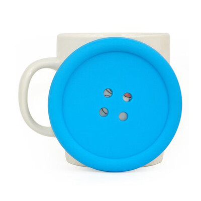

mymei Cute&Fashion Colorful Silicone Button Coaster Cup Cushion Holder Drink Placemat Mat