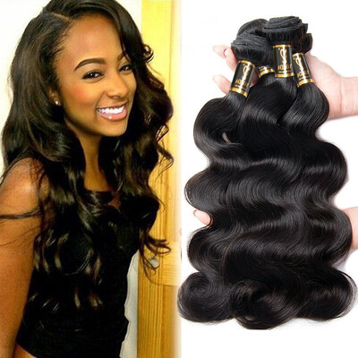 

YAVIDA Hair 7A Brazilian Virgin Hair Body Wave 4 Bundles Brazilian Body Wave wet&wavy virgin brazilian hair 100 remy Human Ha