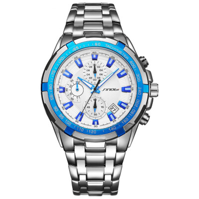 

Original Sinobi Business Watches Men Chronograph Calendar Waterproof Multifunction Leisure Male Watch With Good Customer Serivce