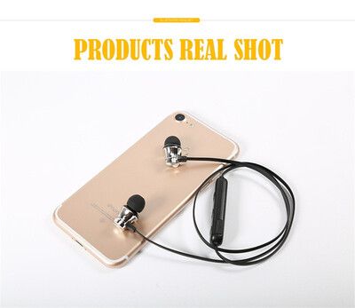 

Magnet Bluetooth Earphone Stereo Sports Wireless Bluetooth Headphone Headset Rose Gold Earphones With Mic for iPhone Xiaomi