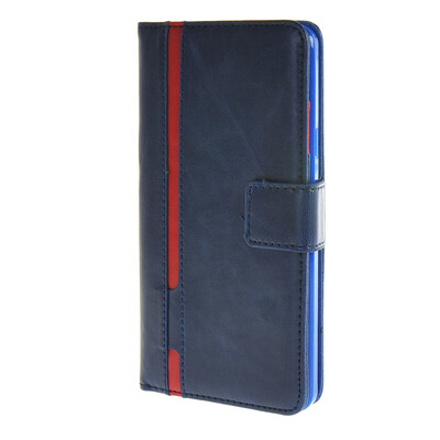 

MOONCASE Senior Leather Flip Wallet Card Slot Bracket Back чехол для Cover Samsung Galaxy A7 синий