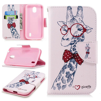 

BEFOSPEY Painting PU LeatherSoft TPU Card Slot Stand Wallet Case For Nokia 145"2018