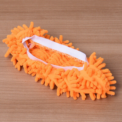 

Cntomlv 1 Pcs Multifunctional Chenille Micro Fiber Shoe Covers Clean Slippers Lazy Drag Shoe Mop Caps Household Tools 5 Colors