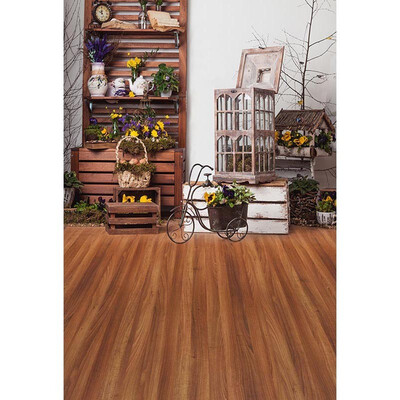 

Wooden Birdcage Photo Backdrop 57FT Vinyl Fabric Cloth Digital Printing Photo Background S-3198