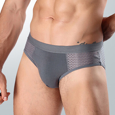 

Men&39s Underwear Ice Silk Men Modal Mesh Breathable Triangle Underwear