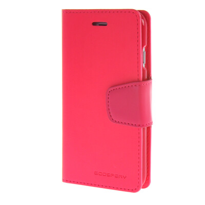 

MOONCASE чехол для iPhone 6 Plus (5.5") PU Leather Flip Wallet Card Slot Stand Back Cover Hot pink