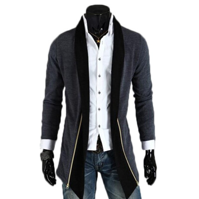 

Zogaa New Mens Cardigans Long Tail Casual Slim