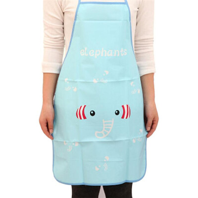 

Cntomlv Lovely Cartoon Apron Sleeveless Waterproof Anti-oil Aprons Kitchen Cooking Waist Bib Creative Women Apron BBQ Household