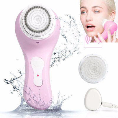 

Sonic Facial Brush Professional Electric Face Brush 2 In 1 Waterproof Protable Wireless Charging Cleaning brush for All Skin Exfo