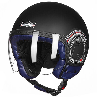

Tanked Racing Motorcycle Helmet Electric Vehicle Helmet T583 Four Seasons Universal  Code Black