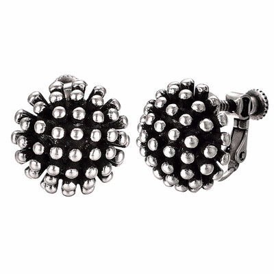 

Yoursfs Clip On Earrings with Round Austrian Crystals 18k Rose Gold Plated White Pearl Cluster Earrings Clips