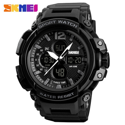 

SKMEI 50 m Waterproof Fashion Digital Watch Three Time Display 1343