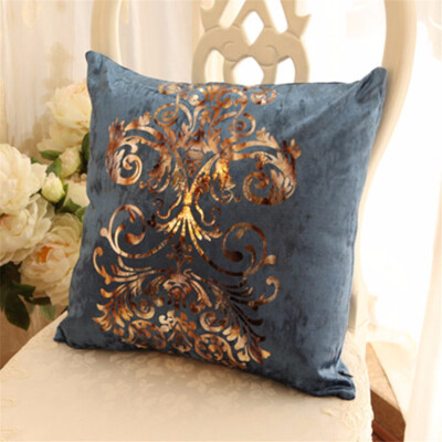 

Cntomlv Bronzing Print Pillowcases Silk Velvet Pillows Case Cover Retro Vintage e White Pillowcase Bedroom Home Decorative Pillow