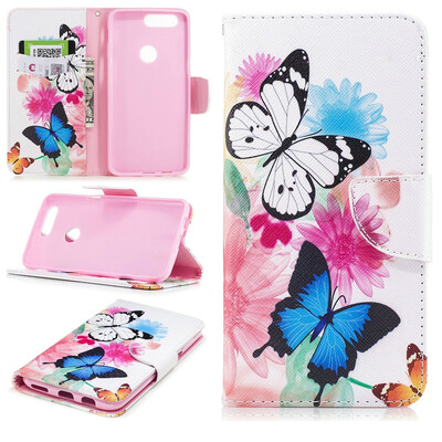 

BEFOSPEY Painting PU LeatherSoft TPU Card Slot Stand Wallet Case For OnePlus 5T601"2017