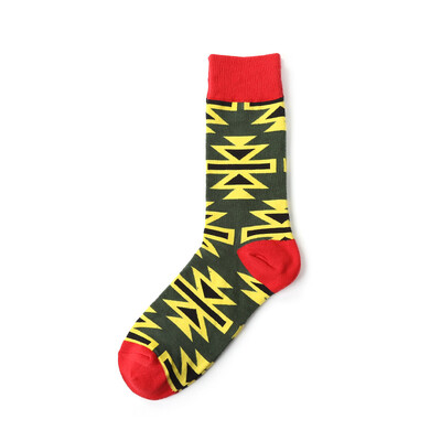 

Cozy Men Geometric Pattern Knitted Crew Fashion Boot Socks