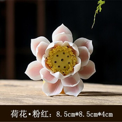 

Ceramic handmade lotus incense flower decoration small ornaments creative interior wall decorations home decorations accessories