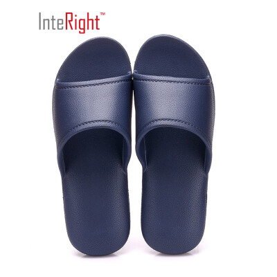 

INTERIGHT Japanese-style bathroom light&soft bottom home sandals&slippers womens quiet blue 39-40 IN1561