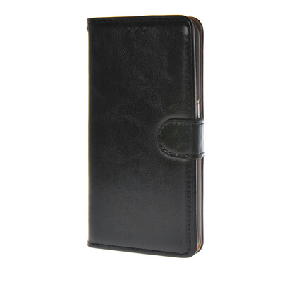 

MOONCASE Glossy Leather Side Flip Wallet Card Holder Stand Pouch ЧЕХОЛ ДЛЯ Samsung Galaxy S6 Black