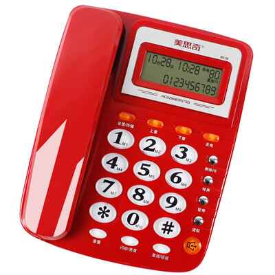

Misi MSQ 8018 Caller ID telephone / free battery / lightning / home office machine (white)