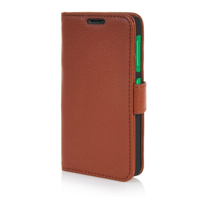 

MOONCASE High quality Leather Wallet Flip Card Slot Pouch Stand Shell Back ЧЕХОЛ ДЛЯ Nokia X Brown