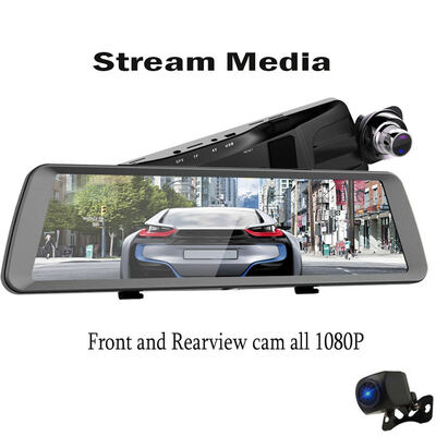 

Full HD 1080P Dash Cam 10 inch Stream Media Car Video Camera DVR driving recorder Rearview MirrorWaterproof night vision