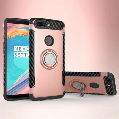 

Huawei Honor V8V9V10 Armor Car Magnetic Suction Ring Bracket Silicon TPU Hard PC Phone Case