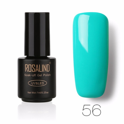 

ROSALIND Gel 1 Black Bottle 7ML Pure Color 58 Colors 01-58 Gel Nail Polish Soak Off Nail Art Semi-Premanent UV LED Gel Lacquer