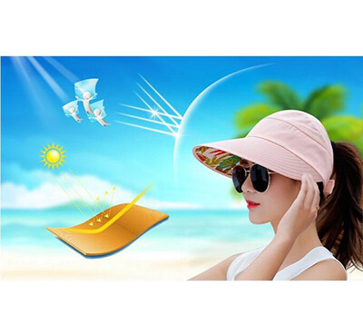 

Outdoor Sun Hats for Women Wide Brim UV Protection Sun Hat Summer Beach Packable Visor