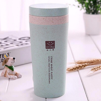 

DIHE Wheat Straw Double Deck Vacuum Cup Cover Band Environmental Protection
