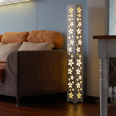 

For the first time imitation sheepskin 12m carved floor lamp tide years with light source