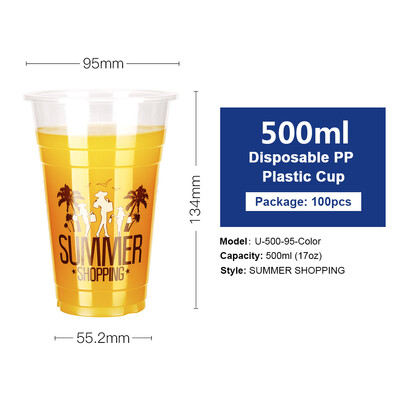 

Free Shipping 12oz-22oz Clear Plastic PP Cups with Dome & Flat Lids for Juice Tea Milk Iced Coffee Bubble Boba Smoothie 100pcs