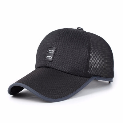 

Summer male baseball cap tide hat female full net breathable sun hat outdoor sunscreen