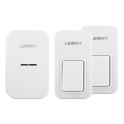 

Lenrit LR-3508 self-generating doorbells without batteries wireless home doorbell old man call guest guest two drag one