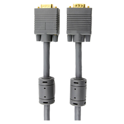

CE-LINK инженерный класс VGA кабель видео высокой четкости 3 +9 5 м двойное магнитное кольцо интерференция 1080P компьютер HDTV монитор проектор серая 4024