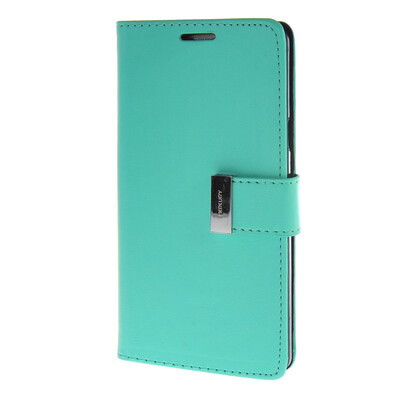 

MOONCASE Case for Samsung Galaxy A7 Flip Leather Wallet Card Slot Bracket Back Cover Green