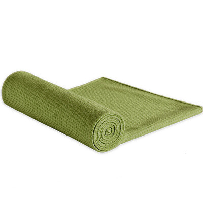 

Yiyi (MIYA UGO) Yoga shop towel environmental protection microfiber silicone anti-skid yoga pad blanket green tea green with towels