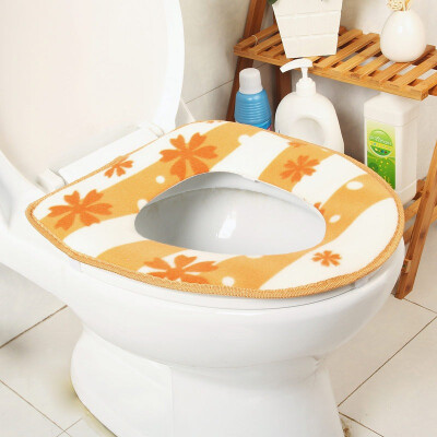 

Sheng silk is still paste the plastic floor of the bottom of the toilet pad sets of toilet ring maple yellow