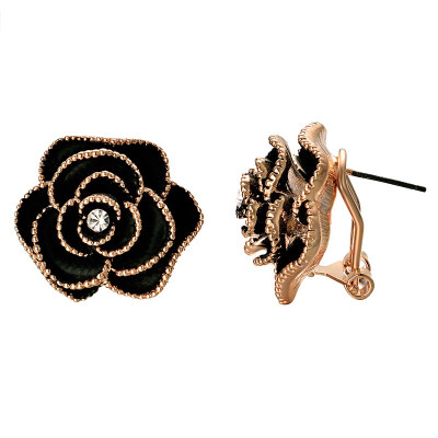 

Yoursfs Large Flower Earrings For Women Piercing Ears French Hook Clip On Earrings