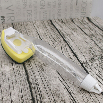 

Cntomlv Dish Cleaning Brush Cleaner Scrubber Washing Dish Refill Liquid Soap Dispenser Kitchen Cleaning Brush Kitchen Gadget