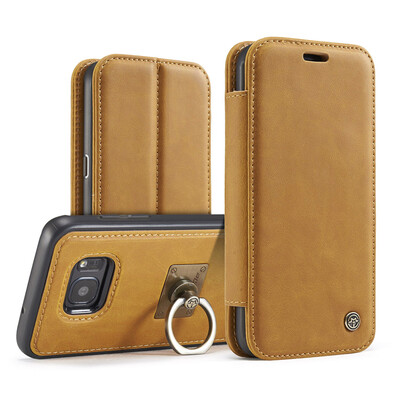 

Samsung Galaxy S7S7 EdgeNote 8 Luxury Leather Commerce Multi-function Wallet Card Clip Protection Cover Phone case