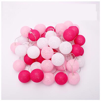 

20PcsLot And 10PcsLot Creativity Cotton Ball LED Battery Powered String Lights Fairy Decoration Party Wedding Holiday Ligh