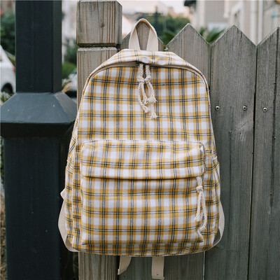 

Fashion Campus Leisure Canvas Backpack Teenage Girl Schoolbags Women Girls Bag Women Bagpack Students Mochila Travel Rucksack