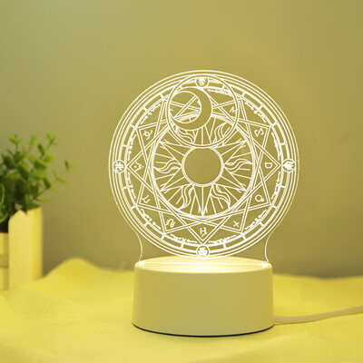 

Creative 3D table lamp than love night lamp Christmas birthday gift three-dimensional plug room bedroom bed simple modern